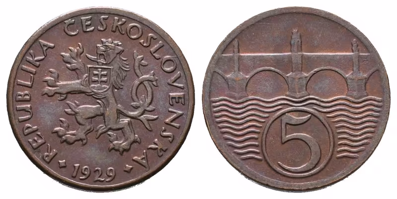 5 Haléř 1929