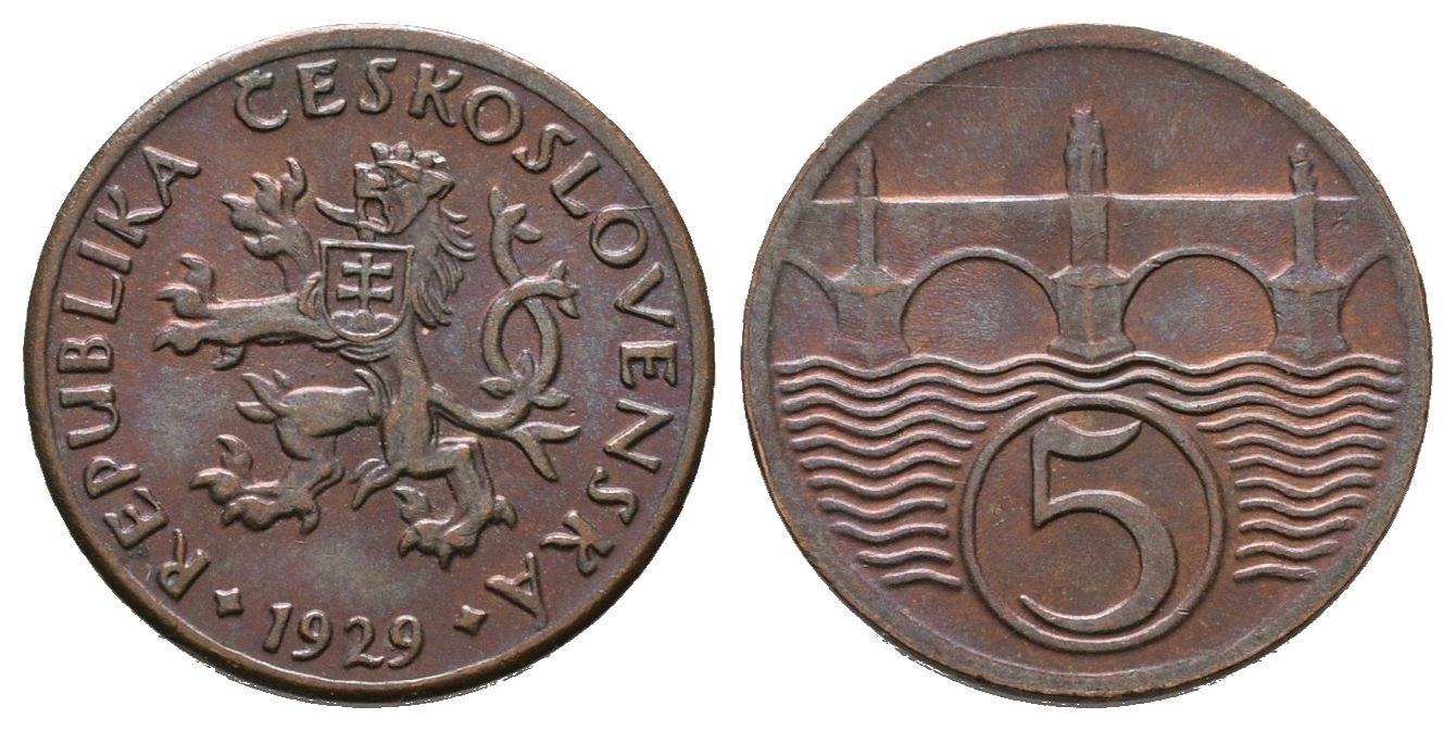 5 Haléř 1929