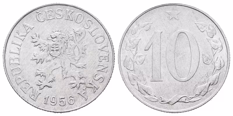 10 Haléř 1956