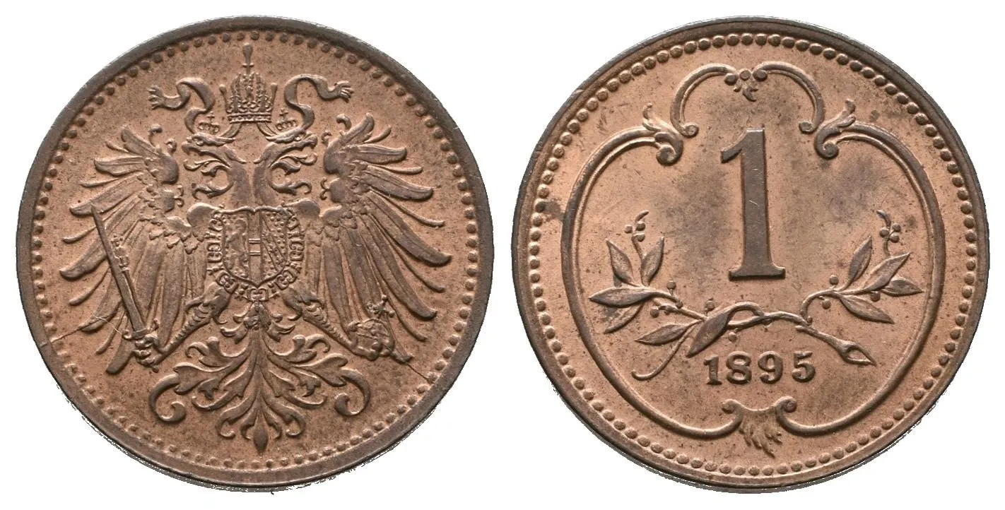1 Haléř 1895