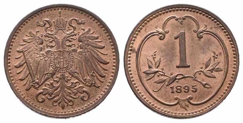 1 Haléř 1895