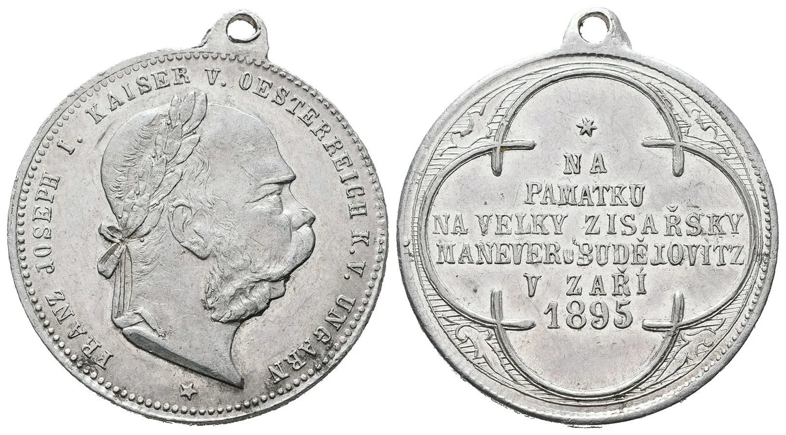 František Josef I., medaile vojenských manévrů — 1