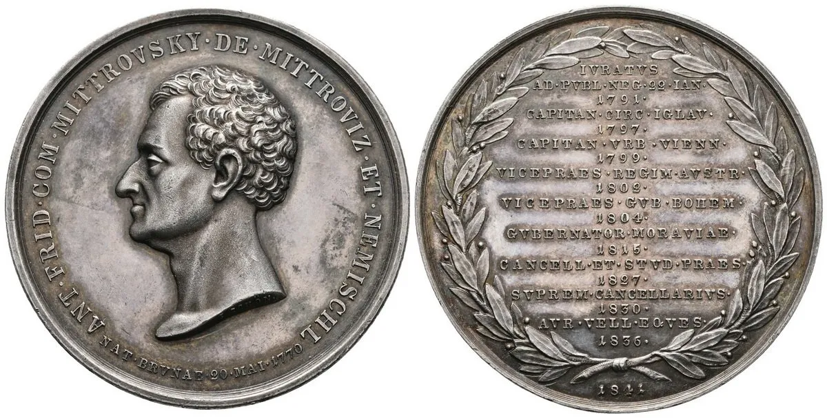 Mitrovský z Mitrovic a Nemyšle, Antonín Fridrich, 1770 - 1841 — 1
