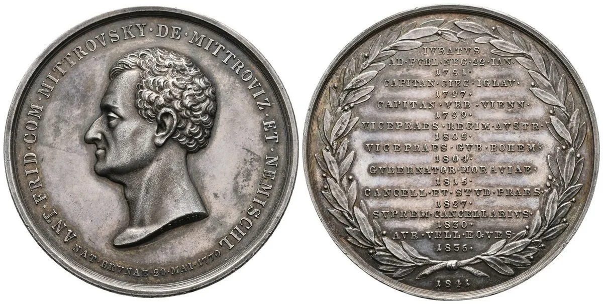 Mitrovský z Mitrovic a Nemyšle, Antonín Fridrich, 1770 - 1841 — 1
