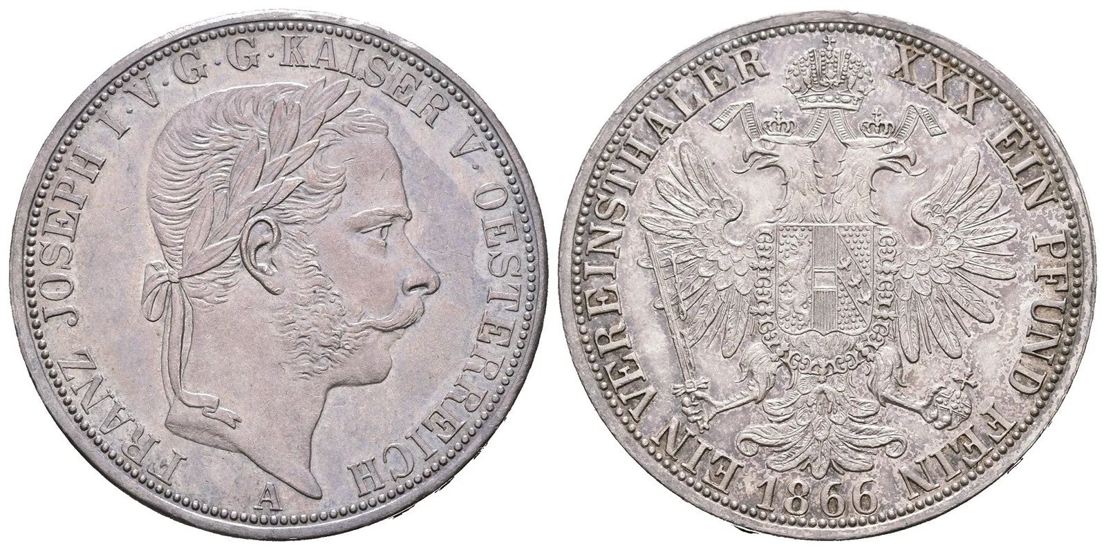 Rakouská a spolková měna, 1857 - 1892 — 1