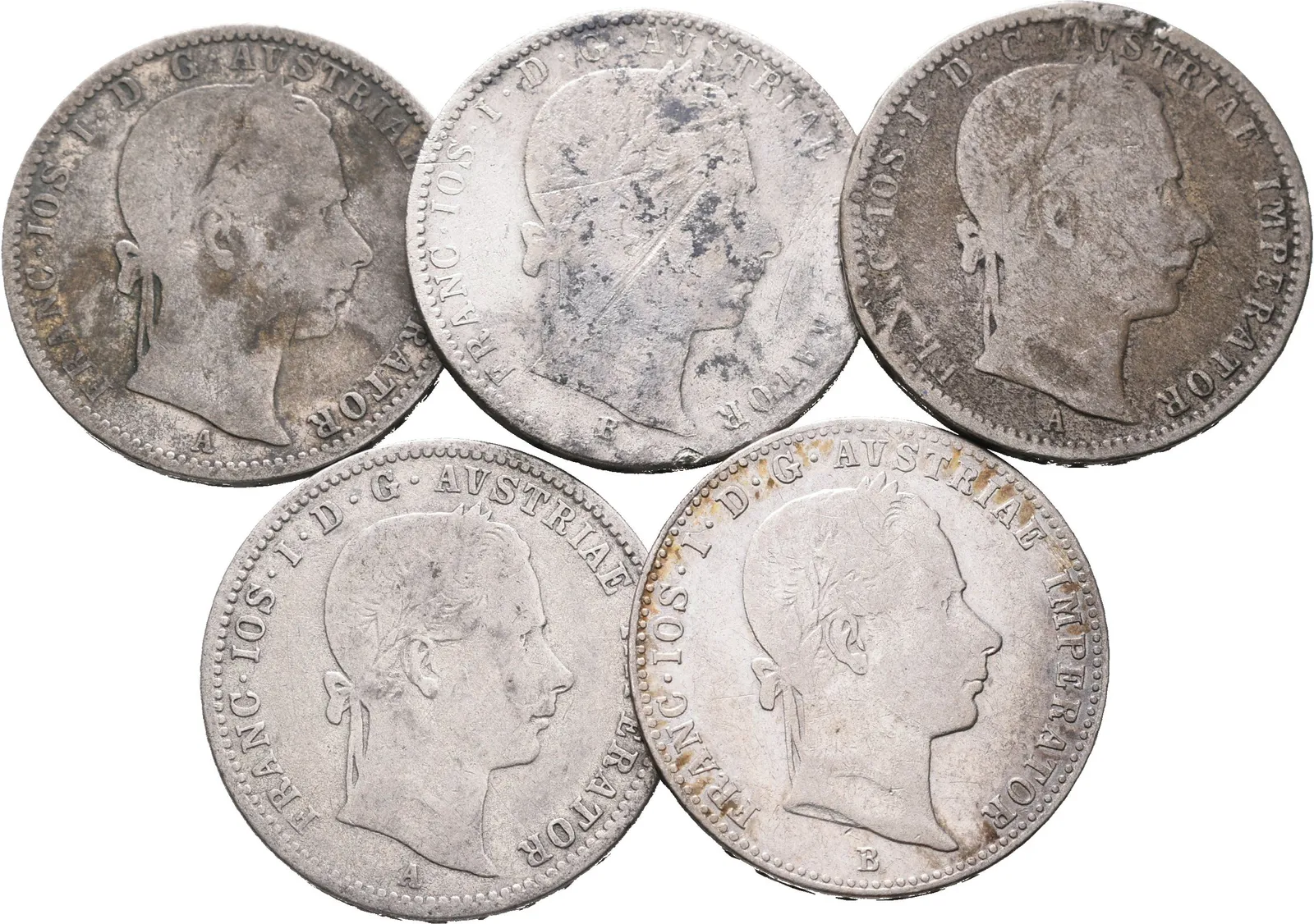 1/4 Zlatník 1858 - 1860 lot