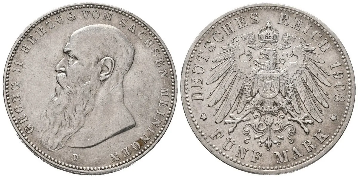 Sasko - Meiningen, Georg II., 1866 - 1914 — 1