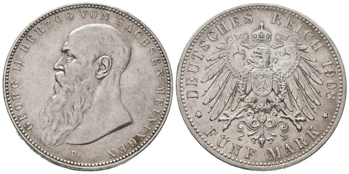 Sasko - Meiningen, Georg II., 1866 - 1914 — 1