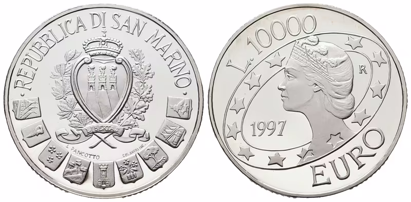 San Marino, 10000 Lir 1997 - Euro
