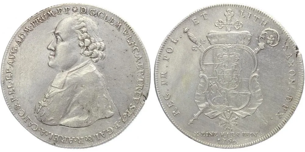 Trier - arcibiskupství, Clemens Wenceslaus, 1768 - 1802 — 1