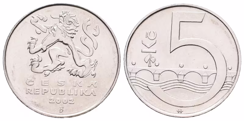 5 Koruna 2002