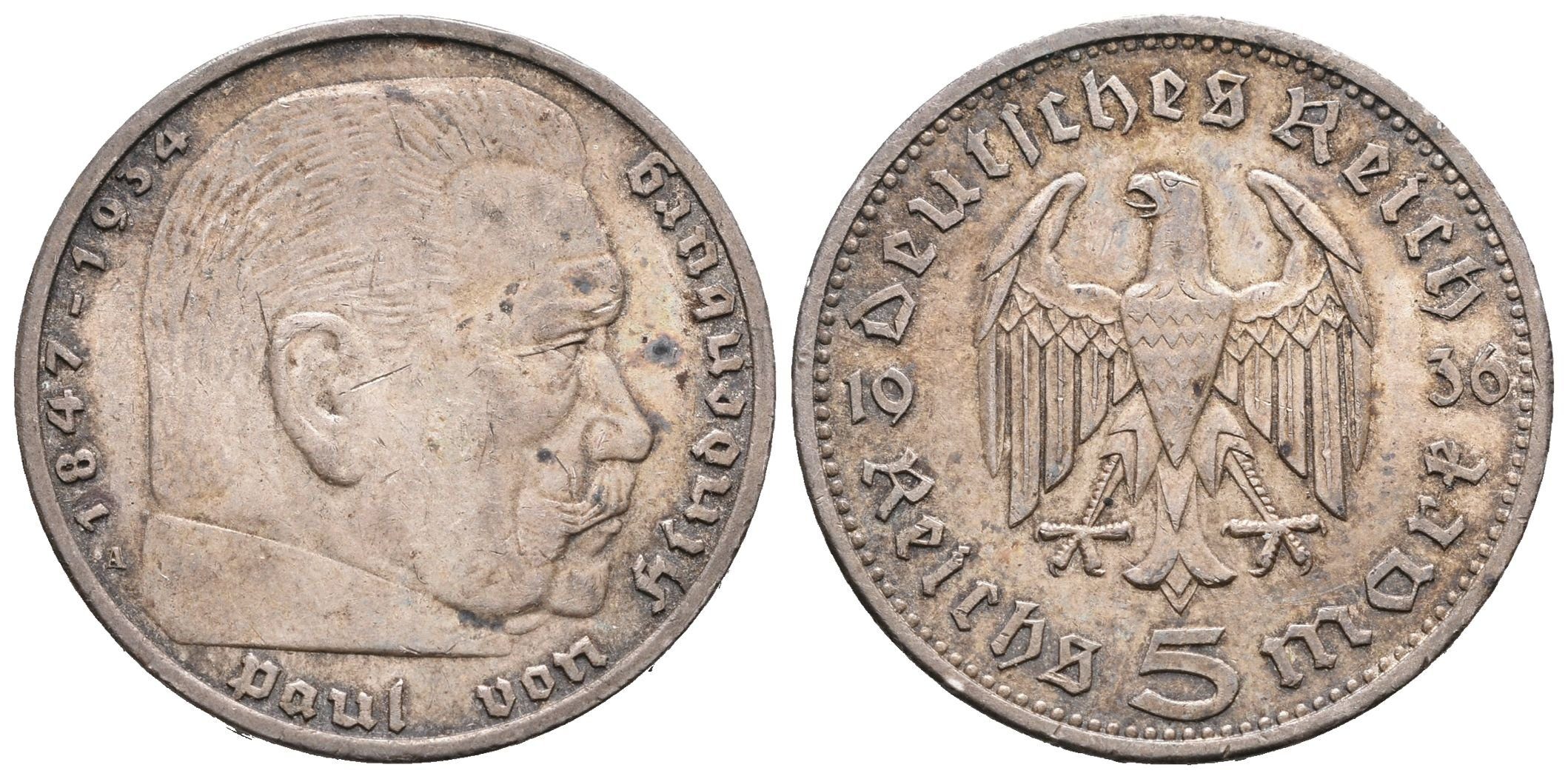 III. říše, 5 Marka 1936 A