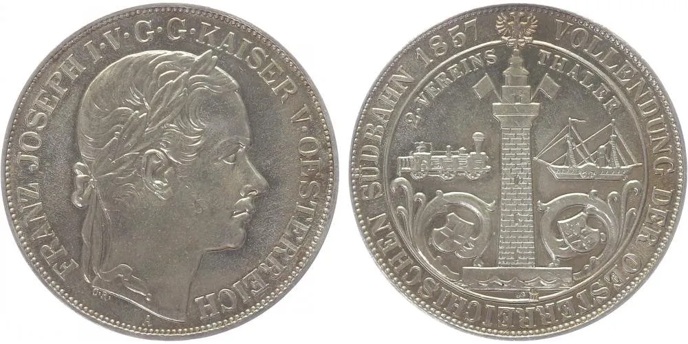 Rakouská a spolková měna, 1857 - 1892 — 1