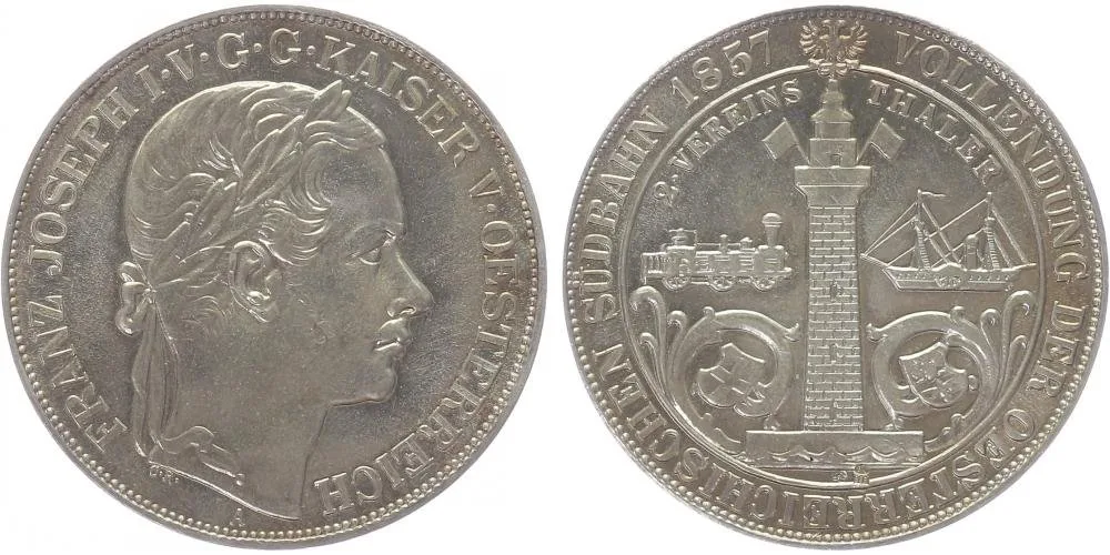 Rakouská a spolková měna, 1857 - 1892 — 1
