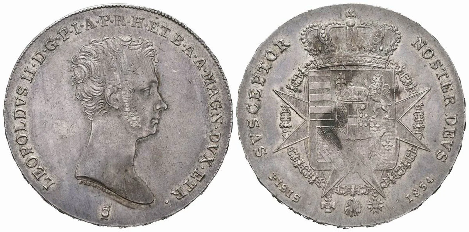 Itálie - Toskánsko, Leopold II., 1824 - 1848, 1849 - 1859 — 1