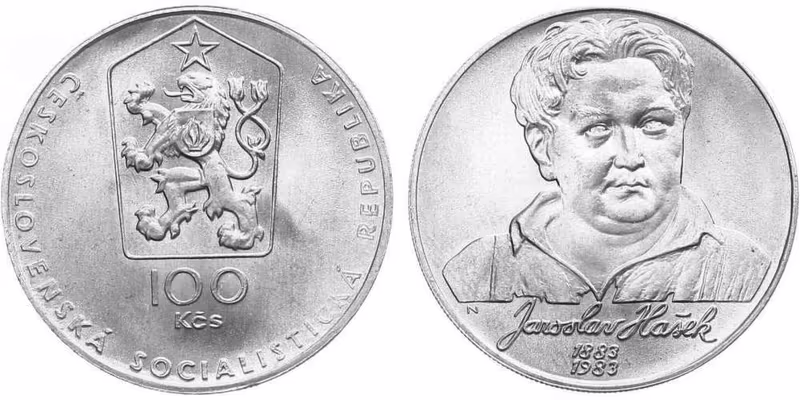100 Kčs 1983 - Jaroslav Hašek