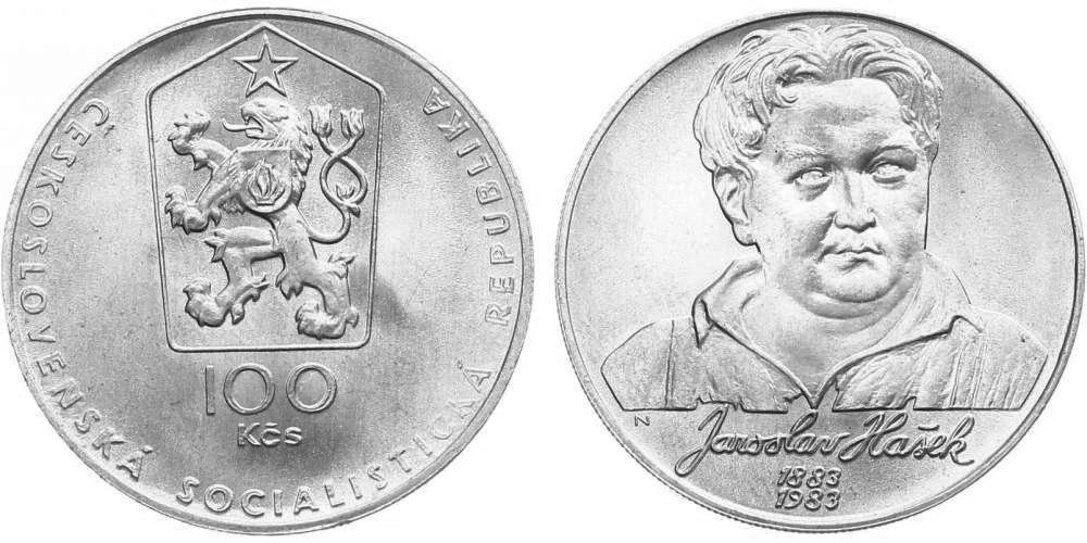 100 Kčs 1983 - Jaroslav Hašek