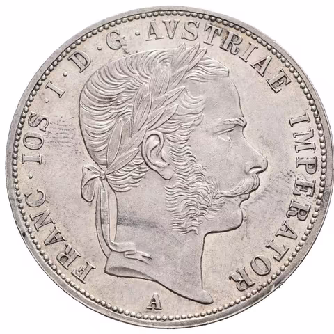2 Zlatník 1869 A, krásná zachovalost, lesk v ploše,