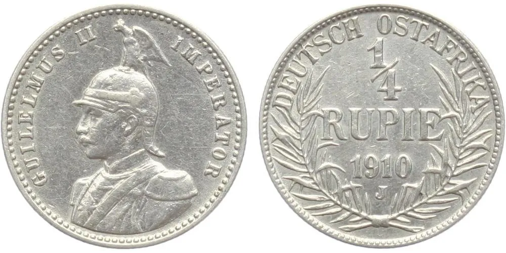 Koloniální ražby, Německá Východní Afrika — 1