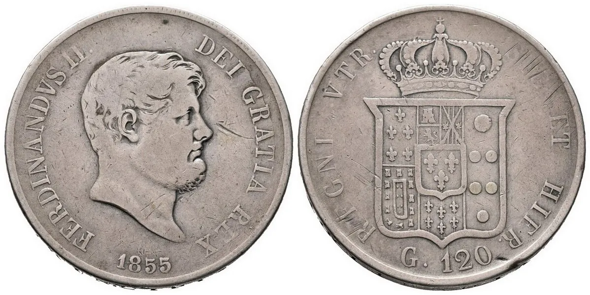 Itálie - Neapol a Sicilie, Ferdinand II., 1830 - 1859 — 1