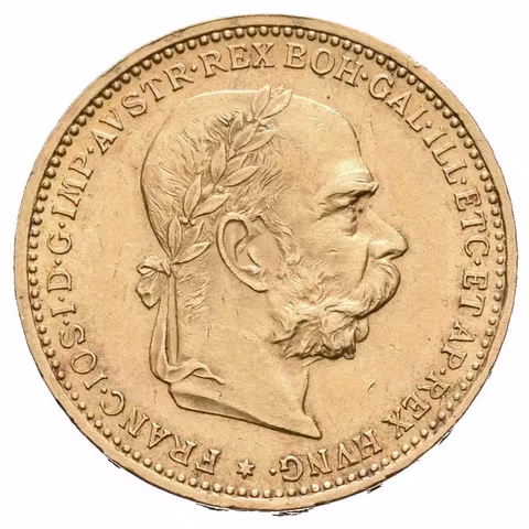 20 Koruna 1892, pěkná zachovalost, patina, drobné rysky a hranky