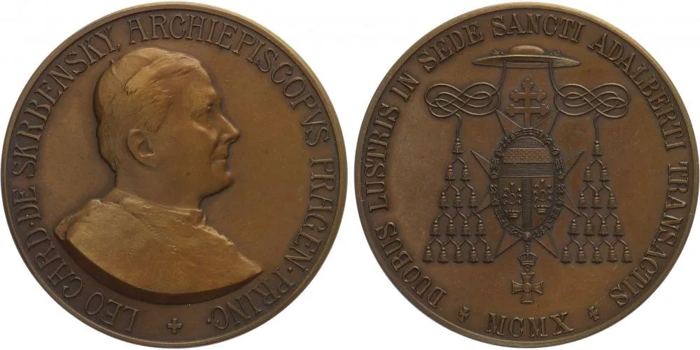 Praha - arcibiskupství, Lev kardinál Skrbenský, 1899 - 1917 — 1