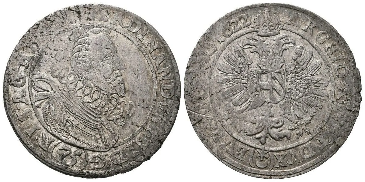 Ferdinand II., 1619 - 1637 (Mince kiprová) — 1