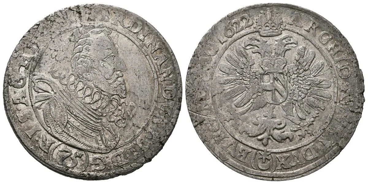 Ferdinand II., 1619 - 1637 (Mince kiprová) — 1