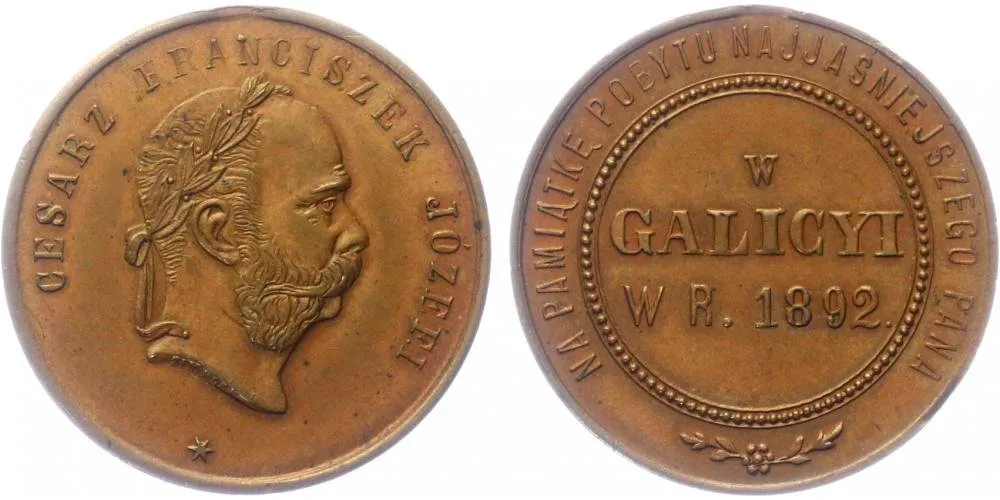 František Josef I., medaile vojenských manévrů — 1