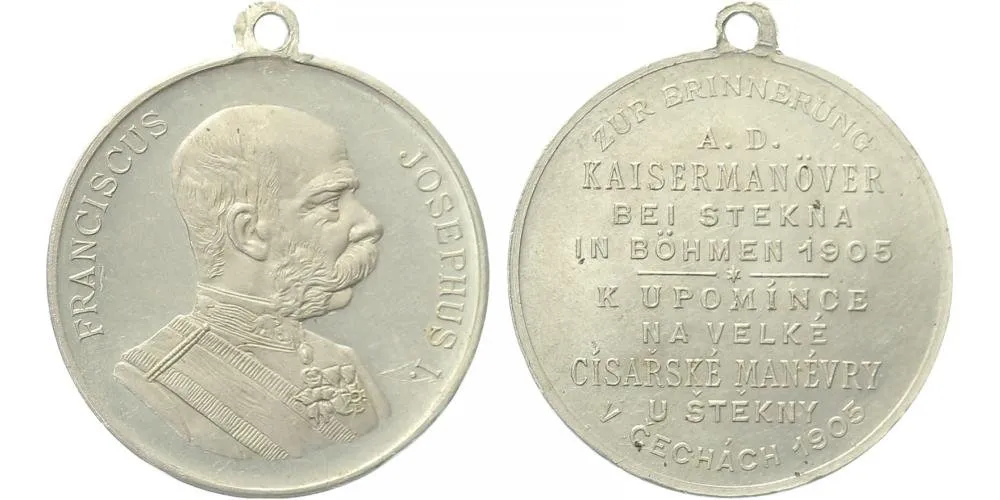 František Josef I., medaile vojenských manévrů — 1