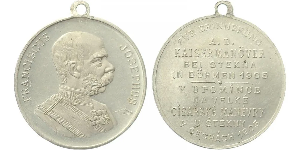 František Josef I., medaile vojenských manévrů — 1