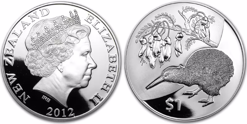 Nový Zéland, Dollar 2012 - Kiwi