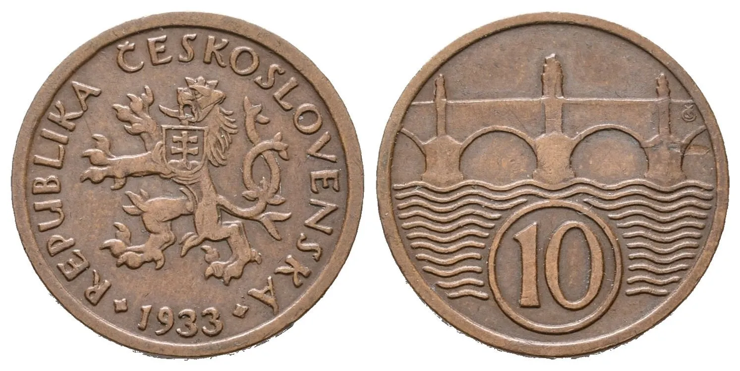10 Haléř 1933