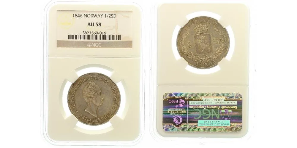 Norsko, Oscar I., 1844 - 1859 — 1