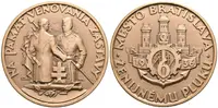 AE Medaile 1936 (Zuska) - Na památku věnování zástavy 6. Ženijnímu pluku v — 1