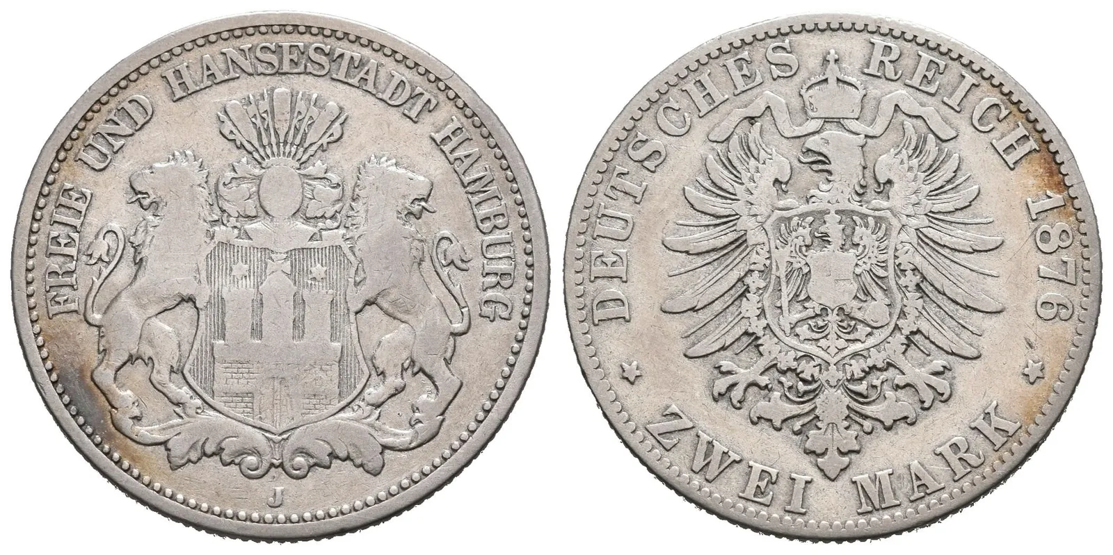 Hamburg, 2 Marka 1876