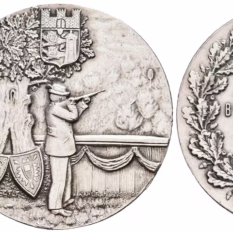 AR Medaile 1925 - 47. Severoněmecké spolkové střelby Flensburg.
