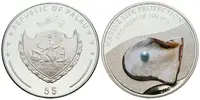 Palau - 5 Dollars 2010 - Blue Pearl