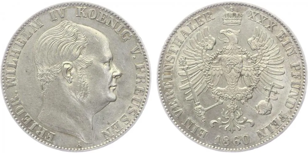 Prusko, Friedrich Wilhelm IV., 1840 - 1861 — 1