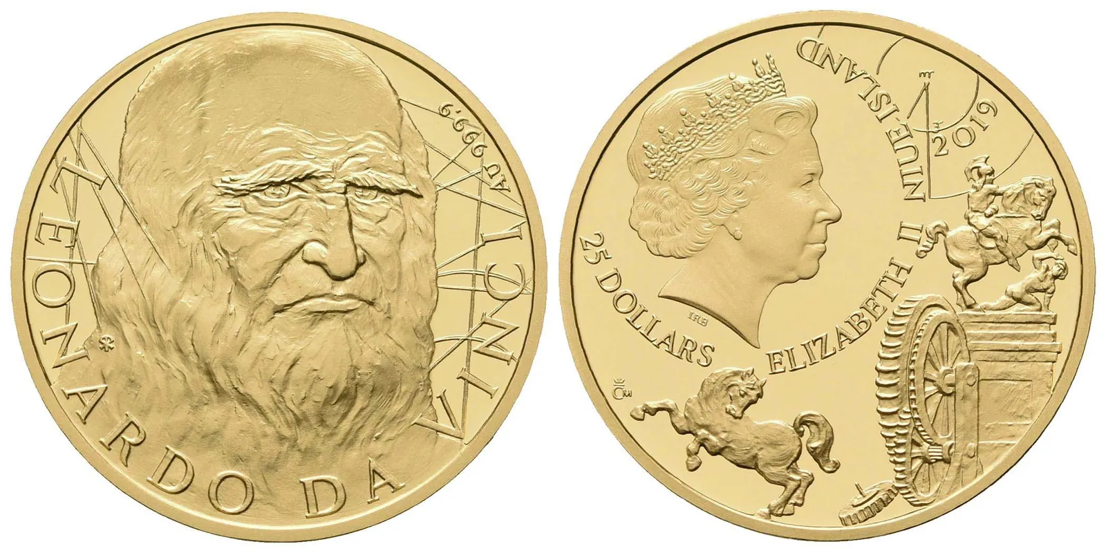 Medaile 2019 - Leonardo da Vinci