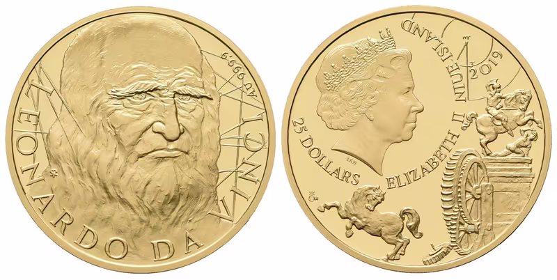 Medaile 2019 - Leonardo da Vinci
