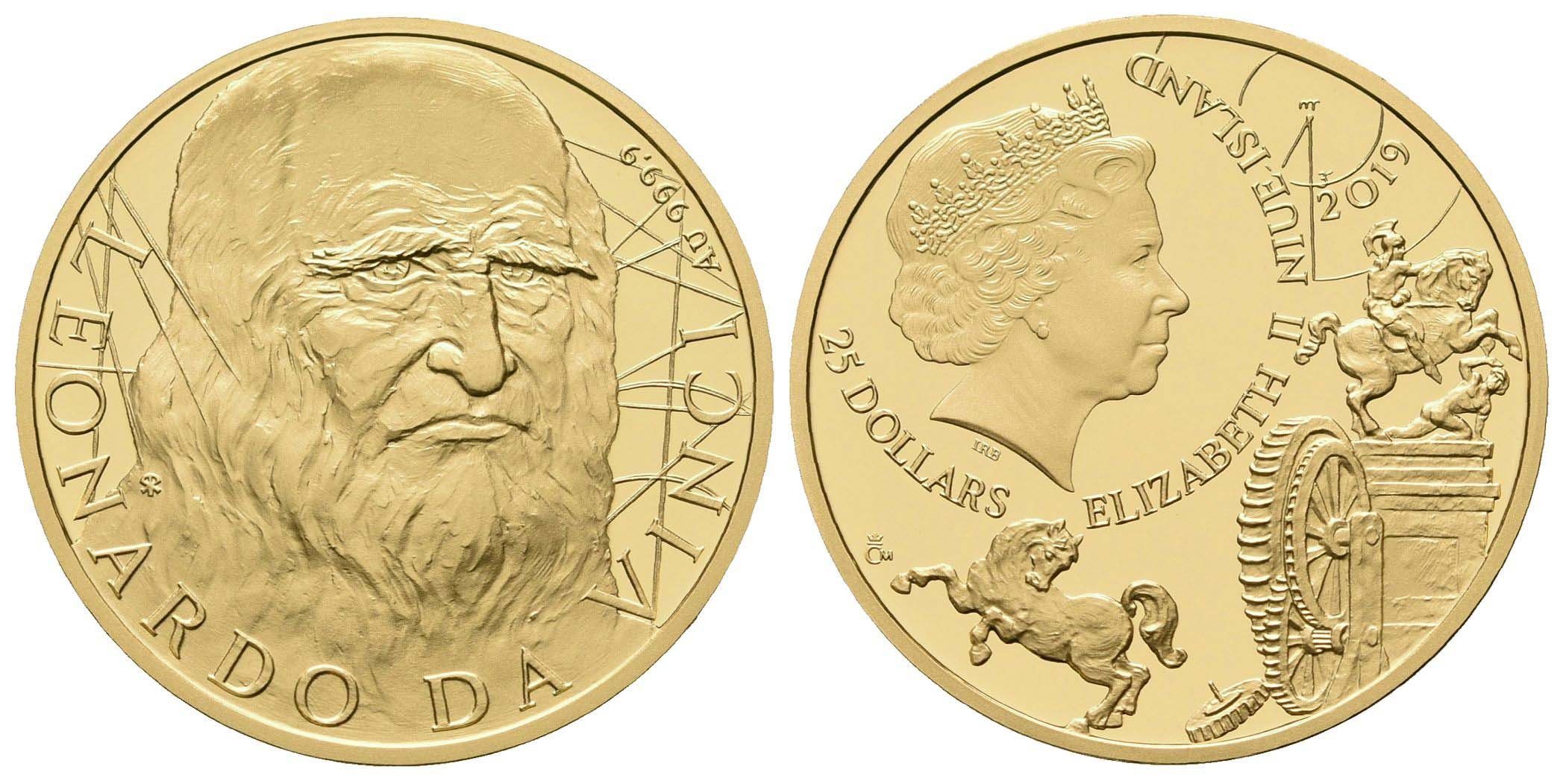 Medaile 2019 - Leonardo da Vinci