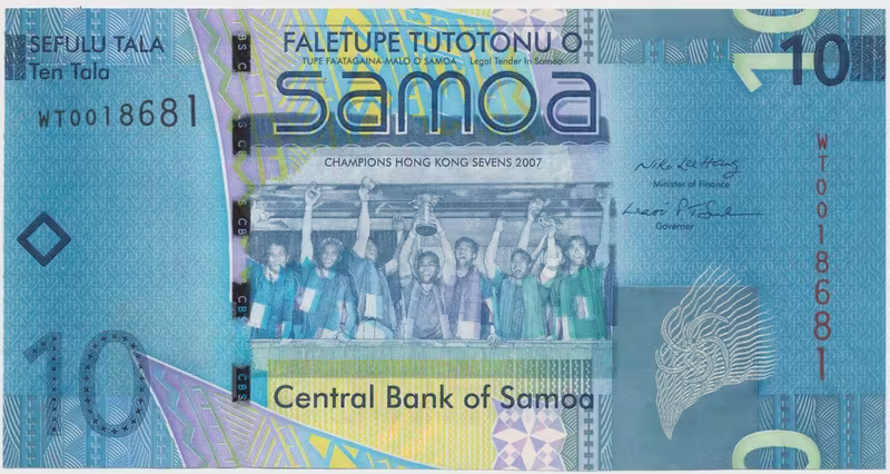 Samoa, 10 Tala 2008, P.39a