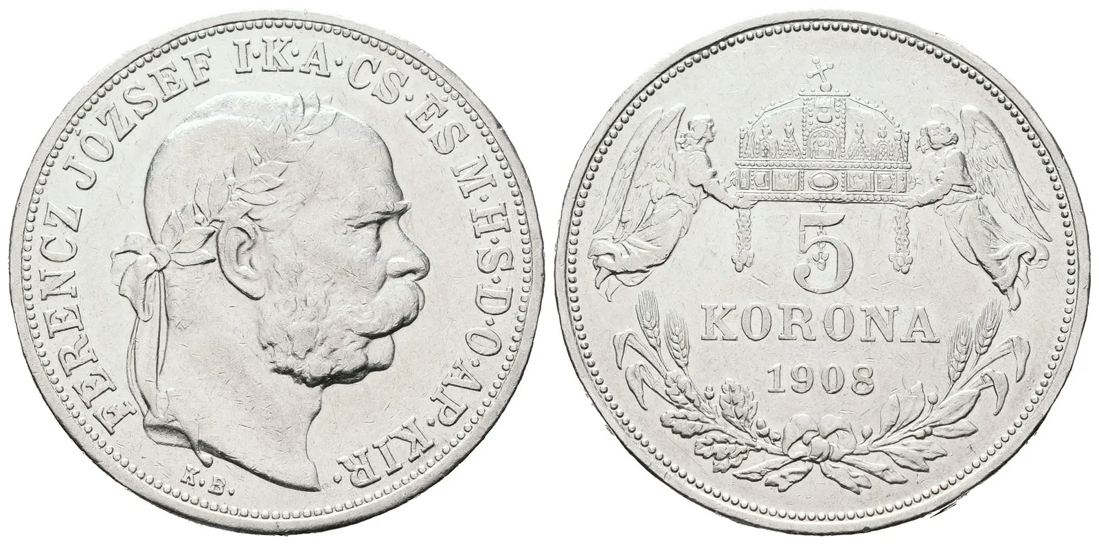 5 Koruna 1908 KB