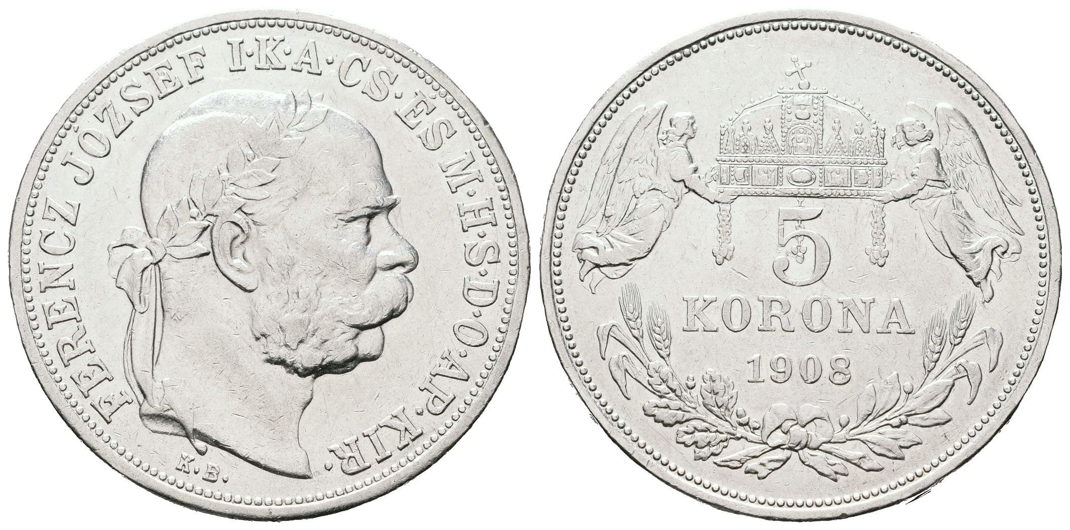 5 Koruna 1908 KB