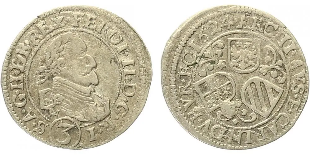 Ferdinand II., 1619 - 1637 (Mince dobrého zrna) — 1