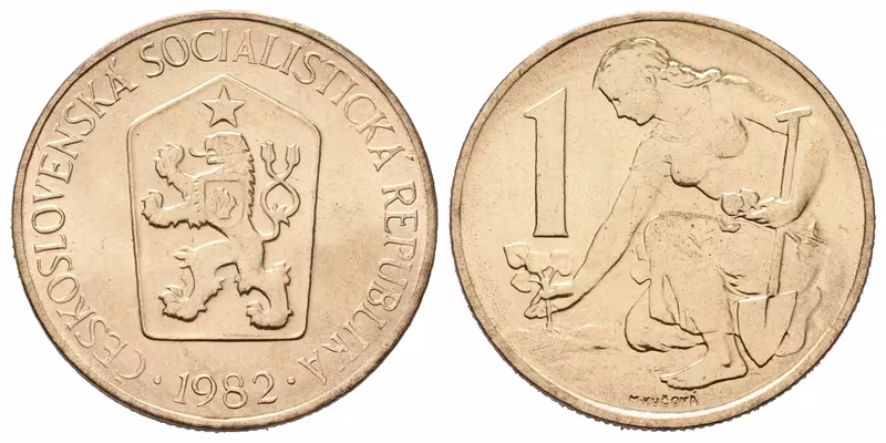 1 Koruna 1982