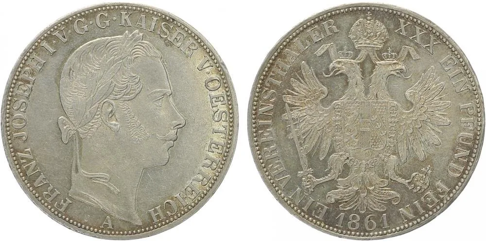 Rakouská a spolková měna, 1857 - 1892 — 1