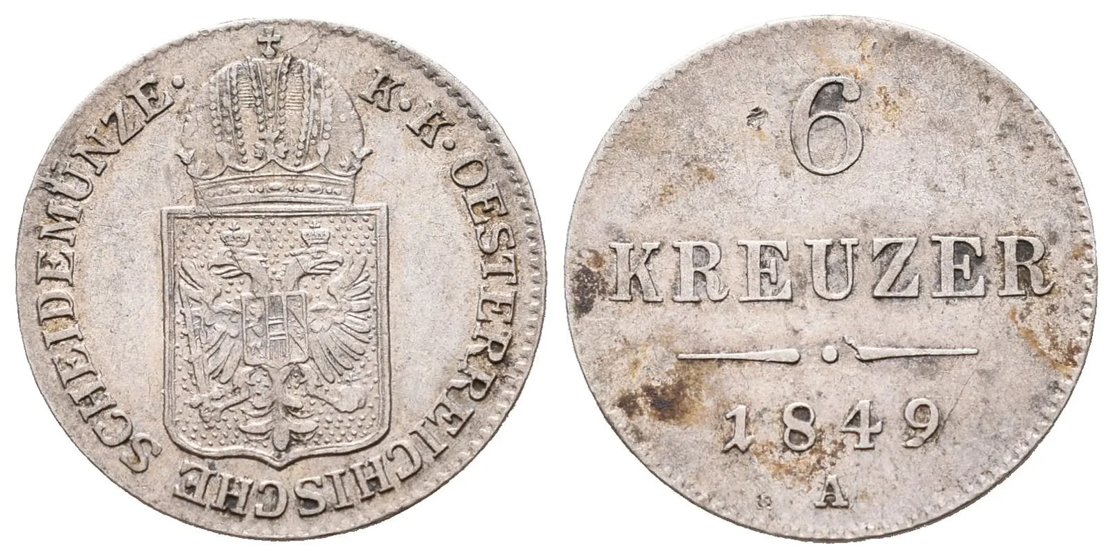 6 Krejcar 1849 A