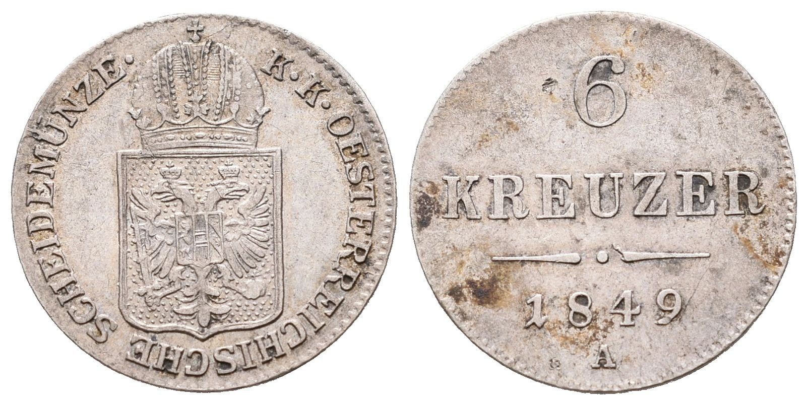 6 Krejcar 1849 A